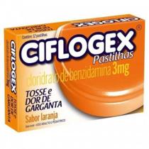 Ciflogex Pastilhas Laranja C/12