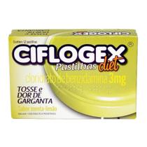 Ciflogex Pastilhas Menta E Limão Diet C/12 Ciflogex Pastilhas Menta E Limão Diet C/12