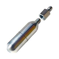 Cilindro De Ar Reutilizável Em Aço Inoxidável Com Dupla Vedação 8g 12g 16g Para Reparo De Pneus De