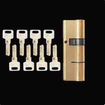 Cilindro De Fechadura De Porta Em Latão Estendido 65-115mm, Fechadura De Entrada Antifurto Com Chave