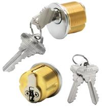 Cilindro de fechadura para porta WAHLIN PARTS 2 peças em latão com 2 chaves, 2,5 cm Cilindro de fechadura para porta WAHLIN PARTS 2 peças em latão com 2 chaves, 2,5 cm