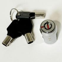 Cilindro de fechadura tubular RI-KEY SECURITY 19 mm com 3 chaves Cilindro de fechadura tubular RI-KEY SECURITY 19 mm com 3 chaves