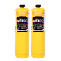 Cilindro de Gás MR. TORCH Bluefire MAPP 414ml - Pacote com 2 Cilindro de Gás MR. TORCH Bluefire MAPP 414ml - Pacote com 2