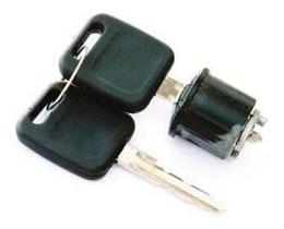 Cilindro de ignicao preto com chave kombi 80 em diante --