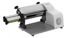 Cilindro de massa elétrico 28 cm cromado cinza grigio com cortador macarrão pão pastel pizza 220v Cilindro de massa elétrico 28 cm cromado cinza grigio com cortador macarrão pão pastel pizza 220v