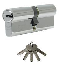 Cilindro Duplo Perfil Euro Startec 62mm Hafele 916.96.612 Polido Chave Multiponto Cilindro Duplo Perfil Euro Startec 62mm Hafele 916.96.612 Polido Chave Multiponto