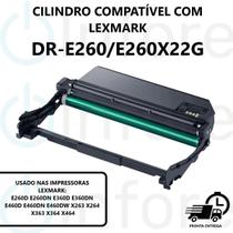 Cilindro E260X22G DR E260 Compatível para E260D E260DN E360D E360DN E460D E460DW X263 X264 Cilindro E260X22G DR E260 Compatível para E260D E260DN E360D E360DN E460D E460DW X263 X264