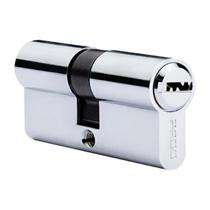 Cilindro Euro Latão Chave-Chave 100mm Cromado Pado