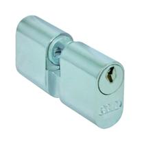 Cilindro Fechadura Cromado Yale 543 ST 2 Chaves - Gold