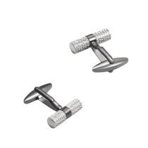 Cilindro genérico prateado Cuff Links para homens
