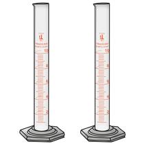 Cilindro graduado Karter Scientific 246F7 10 mL de borosilicato Cilindro graduado Karter Scientific 246F7 10 mL de borosilicato