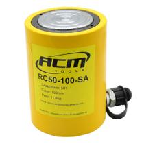 Cilindro Hidraulico 50 Ton Simples Acao RC50100SA ACM TOOLS Cilindro Hidraulico 50 Ton Simples Acao RC50100SA ACM TOOLS