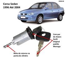 Cilindro Ignição e partida com chave Corsa Sedan (Morcego)