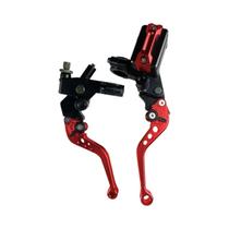 Cilindro Mestre De Freio Universal CNC De 7/8'' Com Cabo De Embreagem Para Scooter E Moto Esportiva