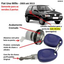 Cilindro Miolo chave Porta Fiat Uno 03-13 2 Portas Direita