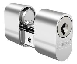 Cilindro Miolo Cromado + Parafuso 2 Chaves Stam 803/804/1081