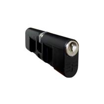 Cilindro Miolo Para Fechadura 3F Reposição Longo 90Mm Preto