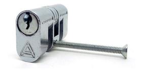 Cilindro Miolo Para Fechadura Aliança Cromado 2 Chaves C-400 Cilindro Miolo Para Fechadura Aliança Cromado 2 Chaves C-400