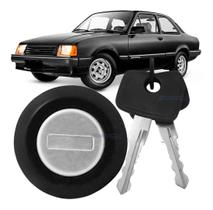 Cilindro Miolo Porta Malas Tampa Traseira Chevette Sedan Preto