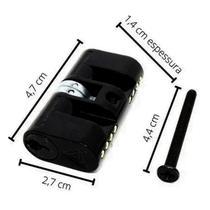 Cilindro Miolo Tambor Para Fechadura Aliança Original Preto Cilindro Miolo Tambor Para Fechadura Aliança Original Preto