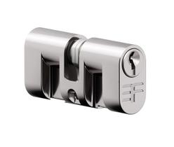 Cilindro monobloco para fechadura 3f 55 mm cromado Cilindro monobloco para fechadura 3f 55 mm cromado