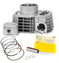 Cilindro Motor Titan 125 Fan 125 2009 a 2014 Metal Leve Com Pistão e Anéis Cilindro Motor Titan 125 Fan 125 2009 a 2014 Metal Leve Com Pistão e Anéis