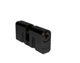 Cilindro Pado 74mm Tradicional Para Fechadura Na Cor Preta