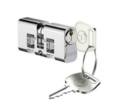 Cilindro Para Fechadura Soprano 53mm Cromado 2 Chaves Cilindro Para Fechadura Soprano 53mm Cromado 2 Chaves