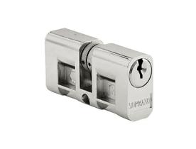 Cilindro Para Fechadura Soprano 53mm Cromado - Kit 10 Peças