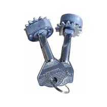 Cilindro Polyfort Trava Lateral Porta Rolo Par Mesmo Segredo