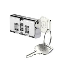 Cilindro Soprano PY 53mm Cromado para Fechadura