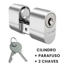 Cilindro Tambor Gorge para Fechadura Original Cromado Cilindro Tambor Gorge para Fechadura Original Cromado