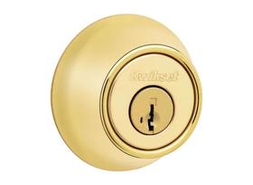 Cilindro único de latão polido Lock Kwikset SmartKey