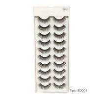 Cílios 3D Kit Com 10 Pares Cílios 3D Kit Com 10 Pares