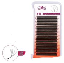 Cilios 5d w curvatura l mix 8-15 mm preto fadvan