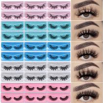 Cílios APCYUST Lashes Bulk 30 pares Faux Mink 5D 15-20mm