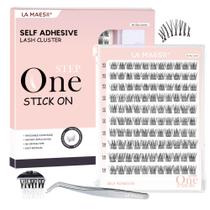 Cílios autoadesivos LA MAESII Clear Band Lash Clusters