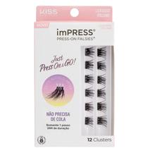Cílios Autocolantes Kiss Ny Impress Just Press On & Go! Volume