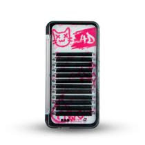 Cílios Bad Pink W 4D Curvatura D/C/L/M Extensão de Cílios