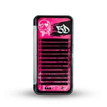 Cílios Bad Pink W 5D Curvatura D/C/L/M Extensão de Cílios