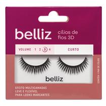 Cílios Belliz 3D Vol. 3 Curto - 206