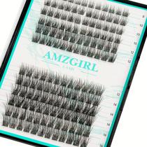 Cílios de extensão de cílios AMZGIRL LASH Wispy 144 unidades