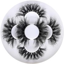 Cílios de vison HICOCU 25 mm, volume total, cílios de vison 3D fofos Cílios de vison HICOCU 25 mm, volume total, cílios de vison 3D fofos