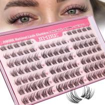 Cílios em tufos JIMIRE curtos 812 mm com efeito natural e curvatura C Cílios em tufos JIMIRE curtos 812 mm com efeito natural e curvatura C