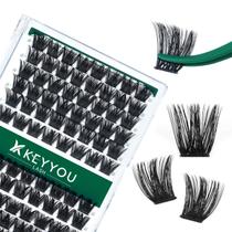 Cílios em tufos KEYYOU Y02 curvatura D 10 mm 96 unidades Cílios em tufos KEYYOU Y02 curvatura D 10 mm 96 unidades
