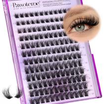 Cílios em tufos Pawotence 10-18 mm 144 unidades de faux mink