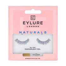 Cílios Eylure Naturals No. 031 reutilizáveis, 1 par com adesivo