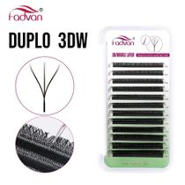Cílios Fadvan Lashes 3D DUPLO W 0,07 D Mix 8-14mm - Volume Tecnológico