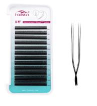 Cílios Fadvan U YY 0,07 D 8-14mm Volume Brasileiro - Extensão de Cílios