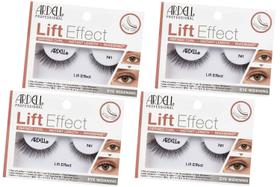 Cílios False Strip Lashes Ardell Lift Effect 741, pacotes com 4